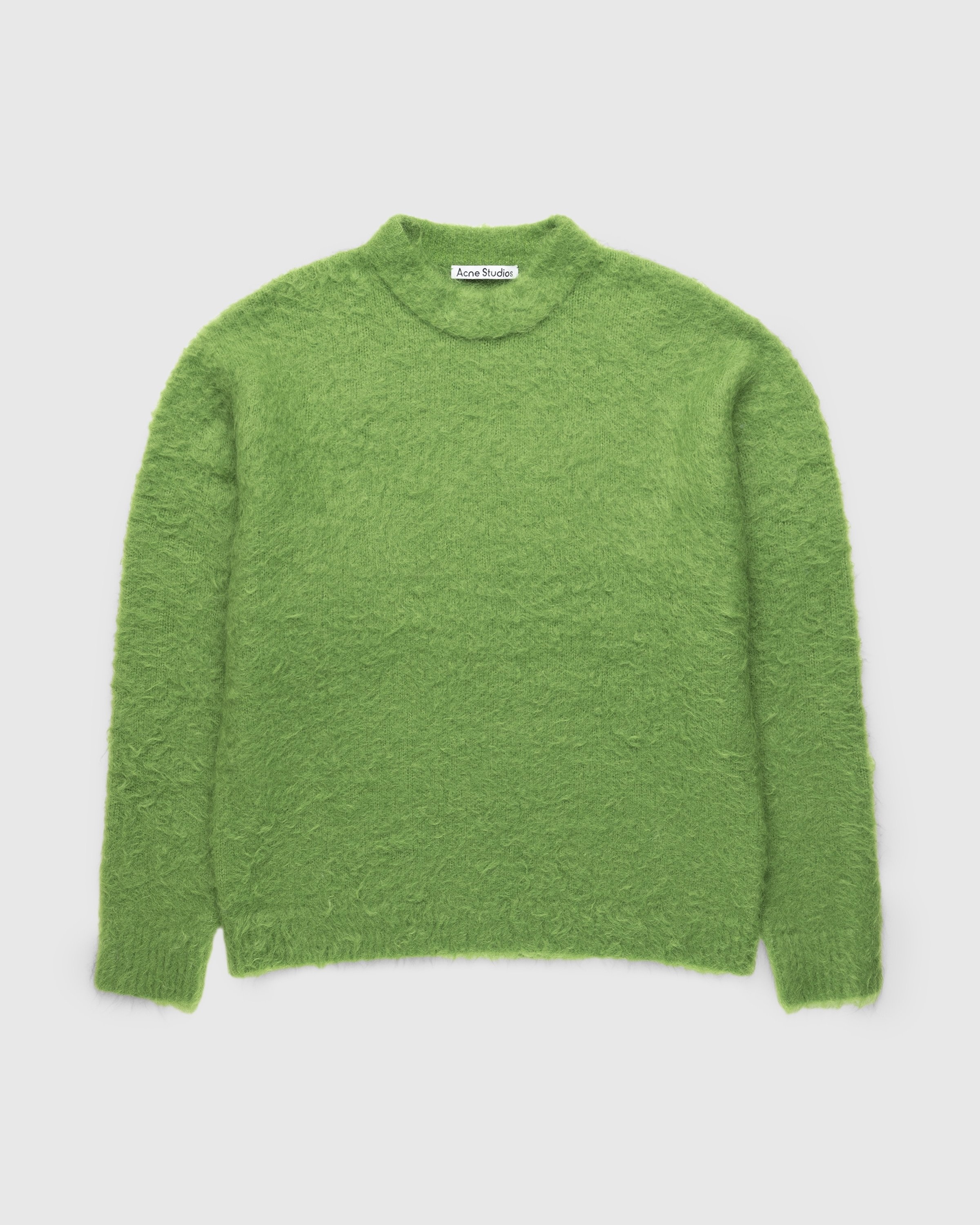 Acne Studios – Hair Crewneck Sweater Pear Green | Highsnobiety Shop